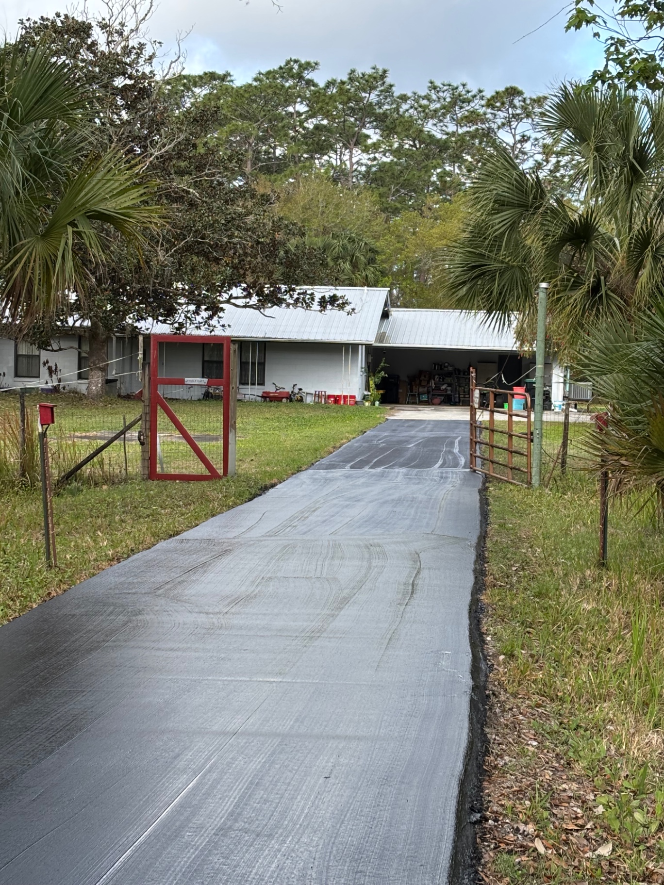 Country Driveway Sealcoat