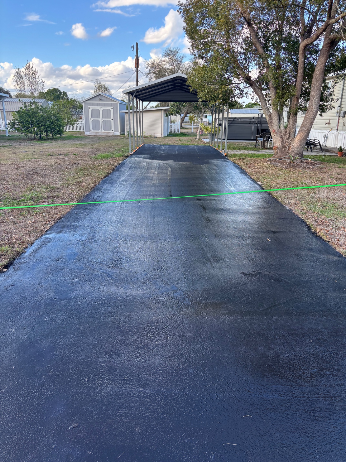 Carport Driveway Finish