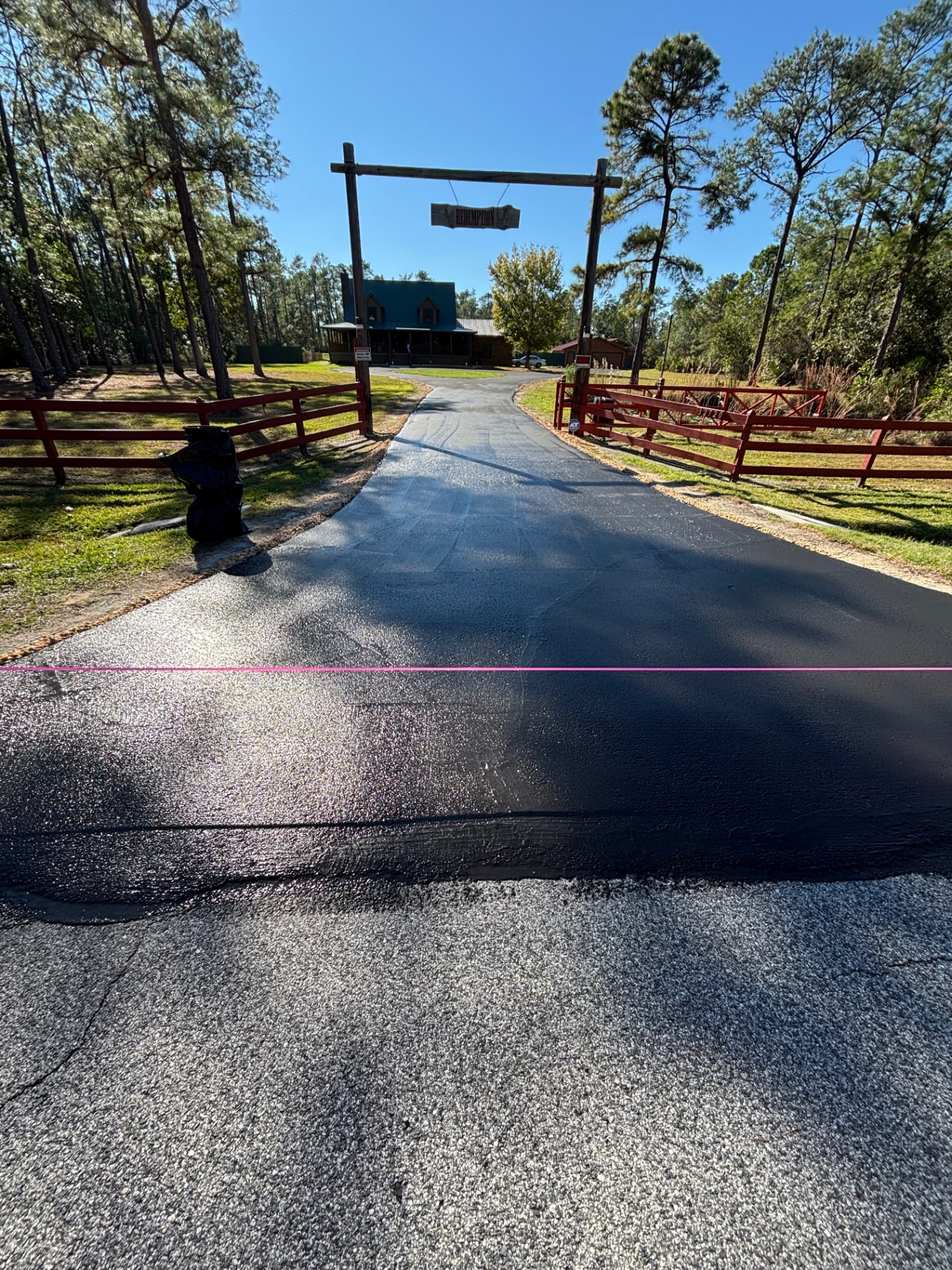Ranch Entrance Driveway